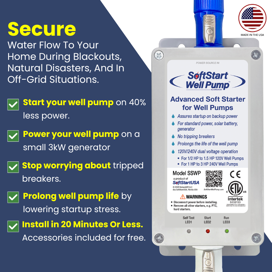 SoftStart Well Pump™ – 120V and 240V Water Well Pump Soft Start